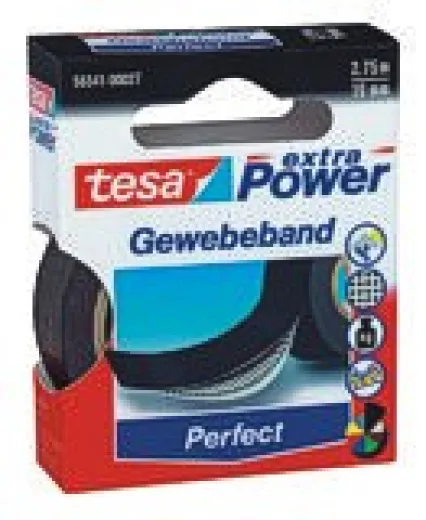 Tesa extra Power Gewebeband 38mm x 2,75m grau