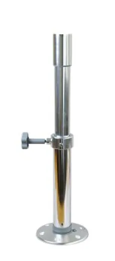 Tisch oval vorstellbar 50-70cm Fuß zum Schrauben