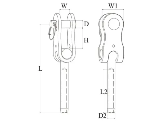 Toggle-Terminal Ø6mm