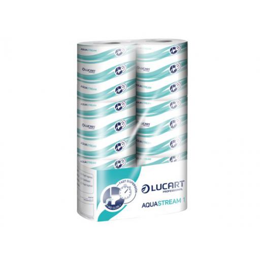 Toilettenpapier Aquastream schnell löslich (6er-Pack)