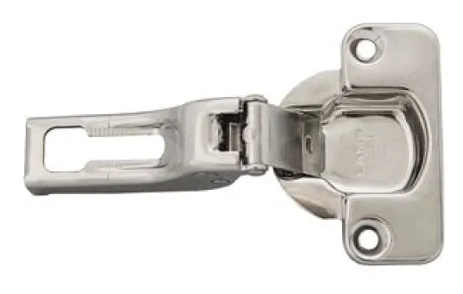 Topfband Edelstahl gebürstet 14mm Überstand