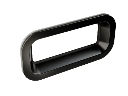 TOPwindows R55 Bullauge (R55, 375 x 175, Fest, schwarz, Doppelglas)