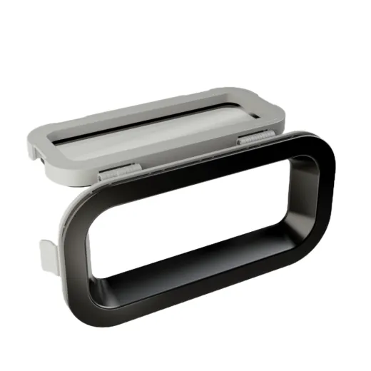 TOPwindows R55 Bullauge (R55, 375 x 175, Klappbare, schwarz, Doppelglas)