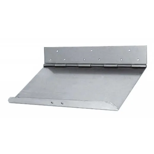 Trimmklappen aus Edelstahl - 750 x 230 mm