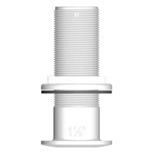 Trudesign Borddurchlässe Lang (1 1/2" - 140 mm, weiß)