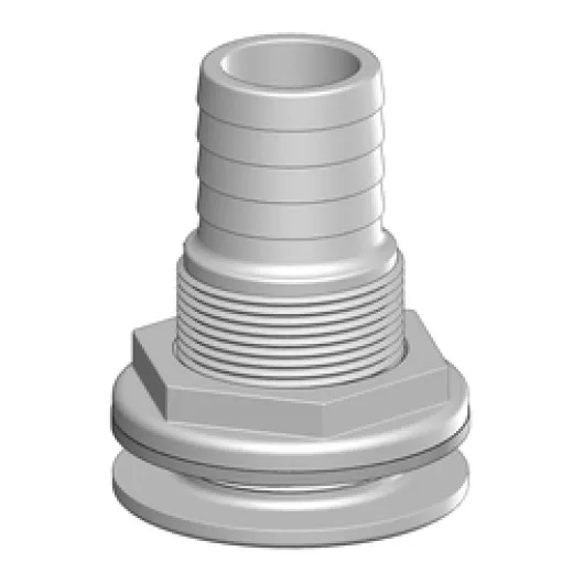 Trudesign Borddurchlässe mit Tülle - 1 1/2 x 38 mm - Weiß
