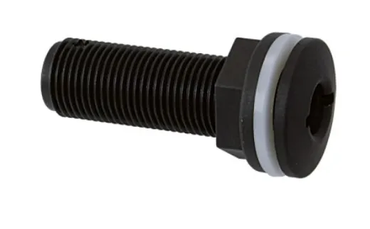 TRUDESIGN Borddurchlass mit Pilzkopf Nylon/GFK 2" schwarz