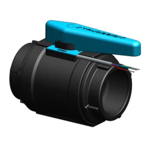 Trudesign Kugelhahn mit Sensor (2", schwarz)