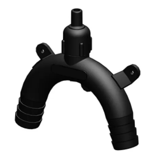 Trudesign Schwanenhalsventil (19 mm, schwarz)