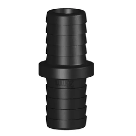 Trudesign Verbindung mit 2 Tüllenenden (28 x 28 mm, schwarz)