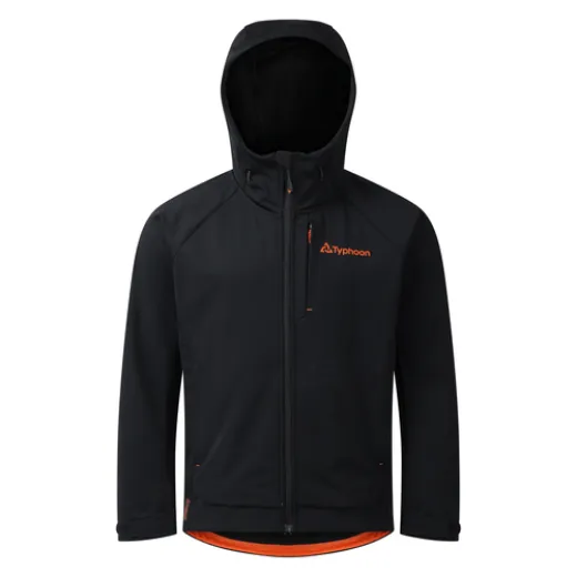 Typhoon Softshell Jacke 2.0 Gr.L - Schwarz/Orange
