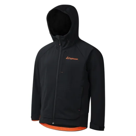 Typhoon Softshell Jacke 2.0 Gr.XL - Schwarz/Orange