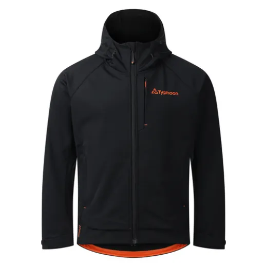 Typhoon Softshell Jacke 2.0 Gr.XL - Schwarz/Orange