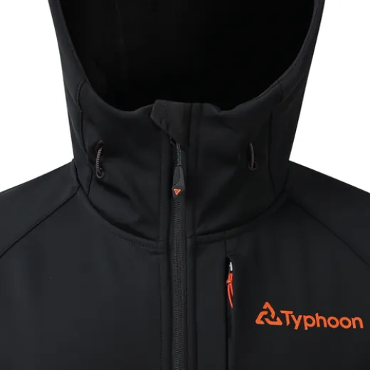 Typhoon Softshell Jacke 2.0 Gr.XL - Schwarz/Orange