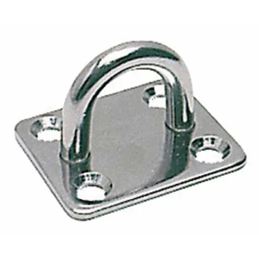 U-Bolzen auf quadratische Platte (30x35, 5)