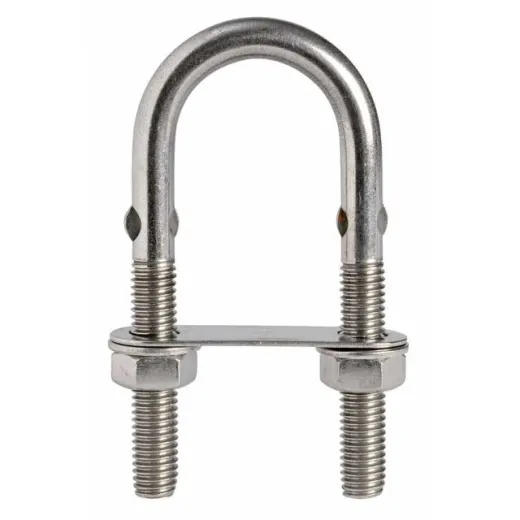 U-Bolzen Edelstahl mit einem Anschluss (80, 50, 8, 41)