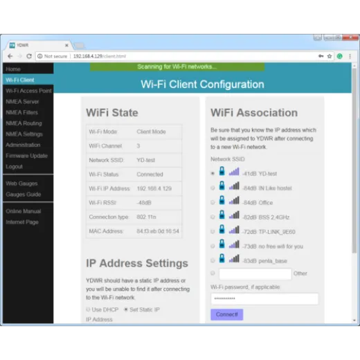 UAB NMEA-0183 WI-FI Router