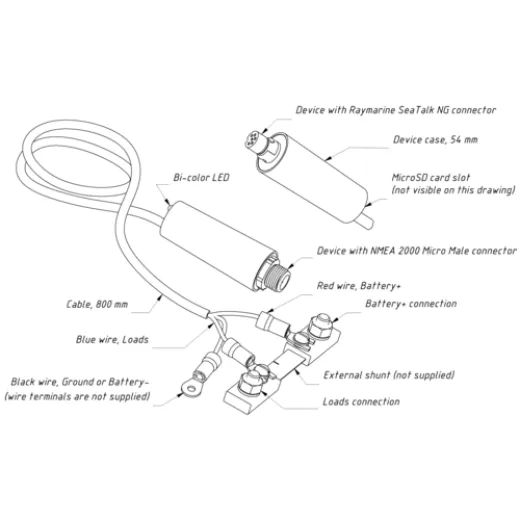 UAB NMEA 2000 Batterie Monitor, NMEA2000