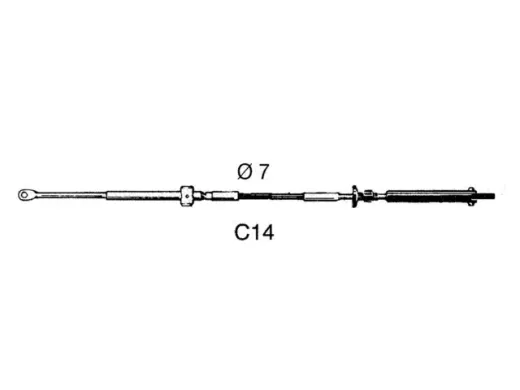UF Schaltkabel C14 5ft 1,53m