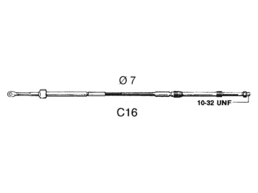 UF Schaltkabel C16 13ft 3,97m
