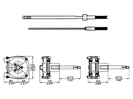 UF Steuerkabel M66 12ft 3,66m