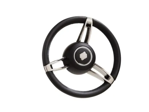 Ultraflex Steuerrad BOCCANEGRA B Ø 350mm Ledergriff schwarz