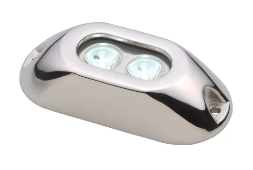 Unterwasserlampe 2 LED weiß 12-24V