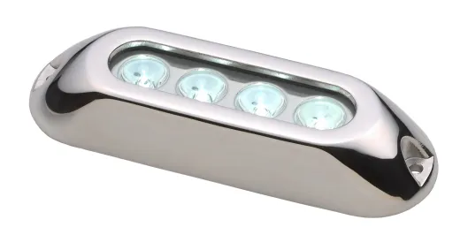 Unterwasserlampe 4 LED blau 12-24V