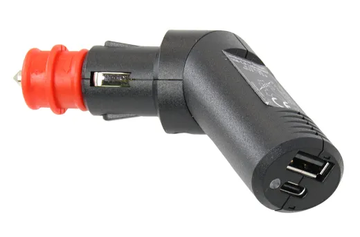 USB Doppelladestecker winkelbar 5V 2x2.5A-lose-