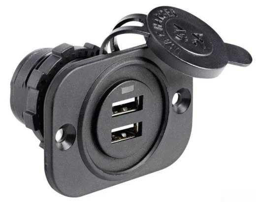 USB Dual Steckverbindermontage