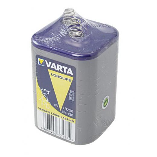 VARTA Blockbatterie für Echolote 6V