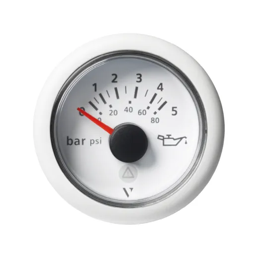 Veratron Öldruckanzeiger (12/24V, weiß, 0-5 bar, 52 mm)