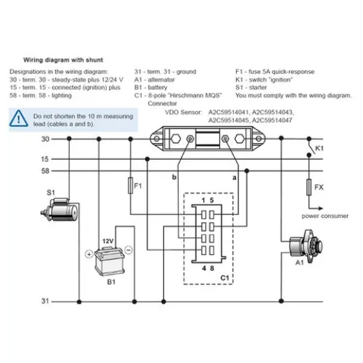 Veratron VDO VL AFTERMARKET AMMETER A SINGLE