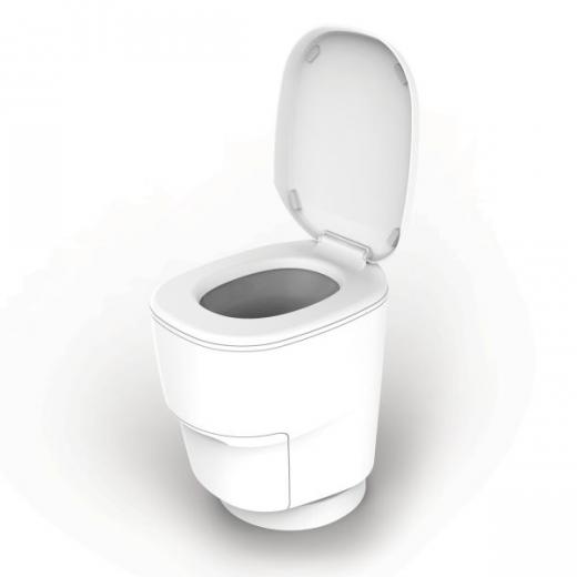 Verschweiß-Toilette Clesana - C1 mit Rund-Sockel