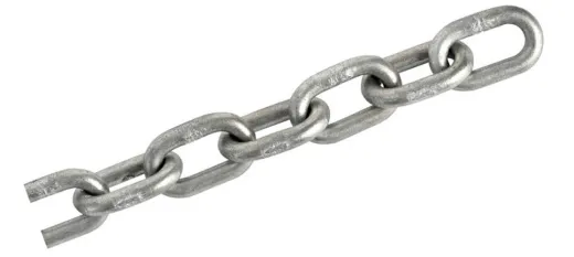 Verzinkte kalibrierte Kette (10 mm, 100 meter, DIN766, 1250, 5000)