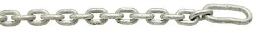 verz.Kette kurzgliedrig 6mm 5m verst.Endglieder