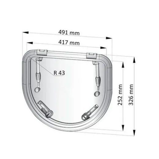 Vetus AltusLuke TypD420 D417mm
