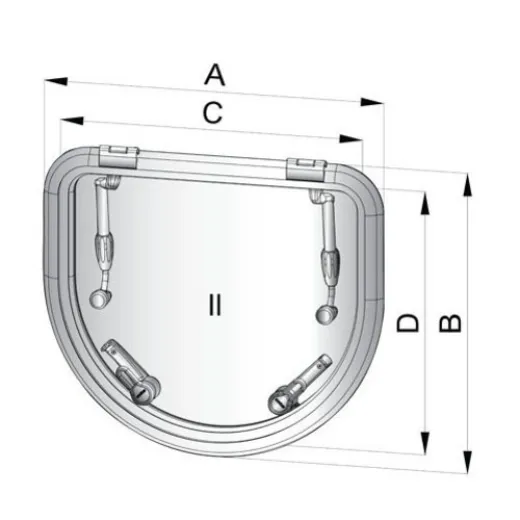 Vetus AltusVorschiffsluke TypD520