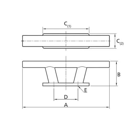 Vetus NiroKlampe L140mm