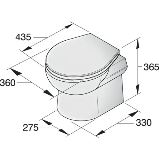 Vetus Toilette TypSMTO 24V