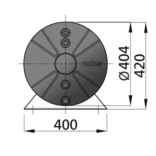 Vetus Warmwasserboiler 20 Ltr. doppelwandig