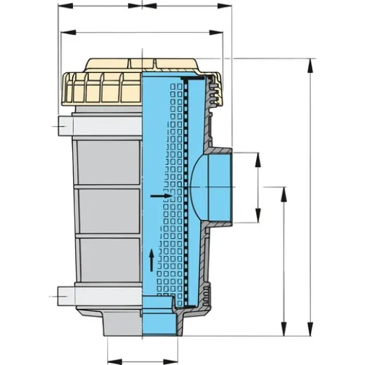 Vetus Wasserfilter 1320 38mm Ø