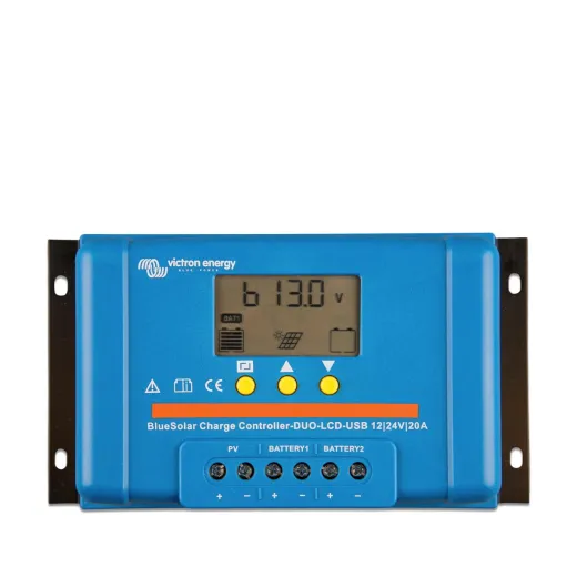 Victron BlueSolar PWM DUO-LCD&USB 12/24V-20A