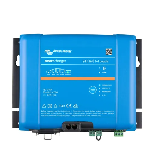 Victron Phoenix Smart IP43 Charger 24/16 (1+1) 120-240V