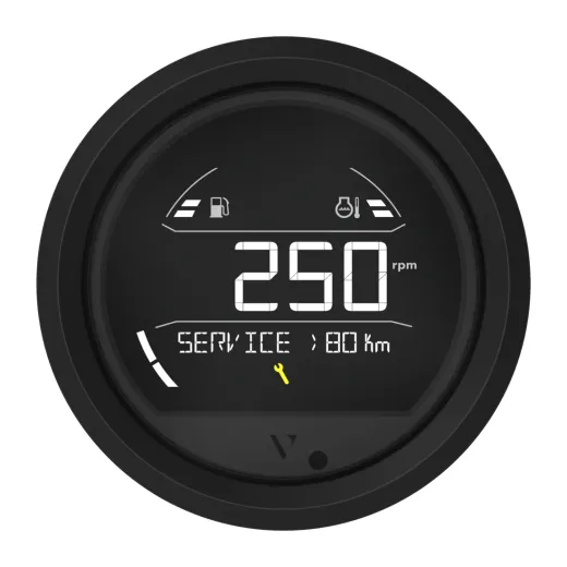 VL Digital 85 (12/24V, Single, Dreieck, Schwarz)