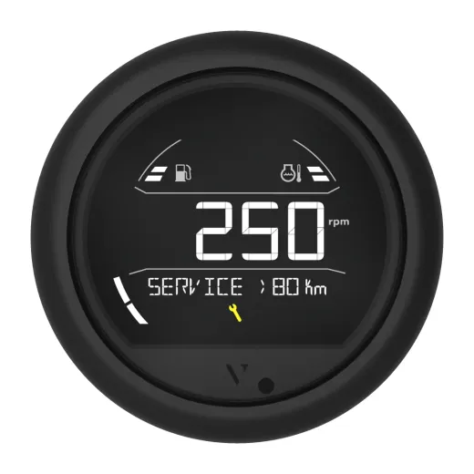 VL Digital 85 (12/24V, Single, Rund, Schwarz)