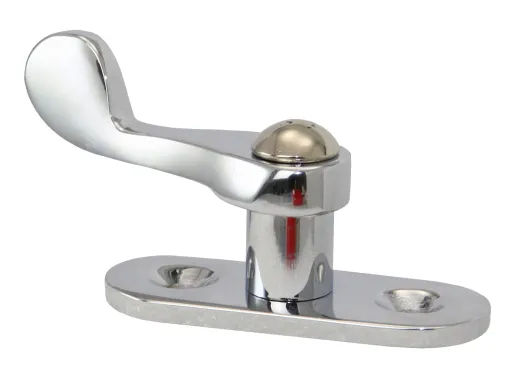 Vorreiber AISI316 mit Grundplatte 10mm hoch