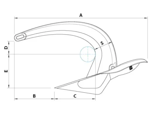 VULCAN Anker verzinkt 33kg