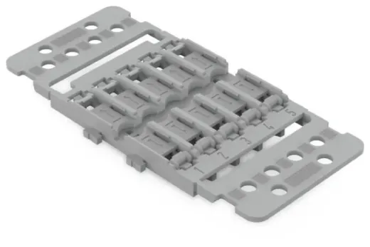 Wago Montageadapter mit Zugentlastung (5F)