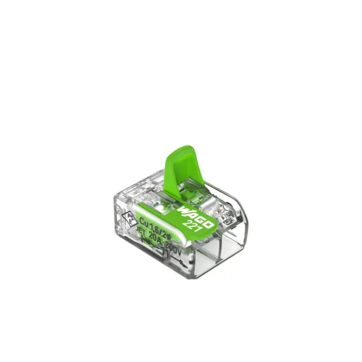 WAGO Verbindungsklemme Green Range flexibel bis 4mm² - 221-422 | 100er Pack